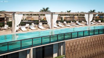 NEX-175424 - Departamento en Venta, con 1 recamara, con 1 baño, con 47 m2 de construcción en Aldea Zama, CP 77760, Quintana Roo.